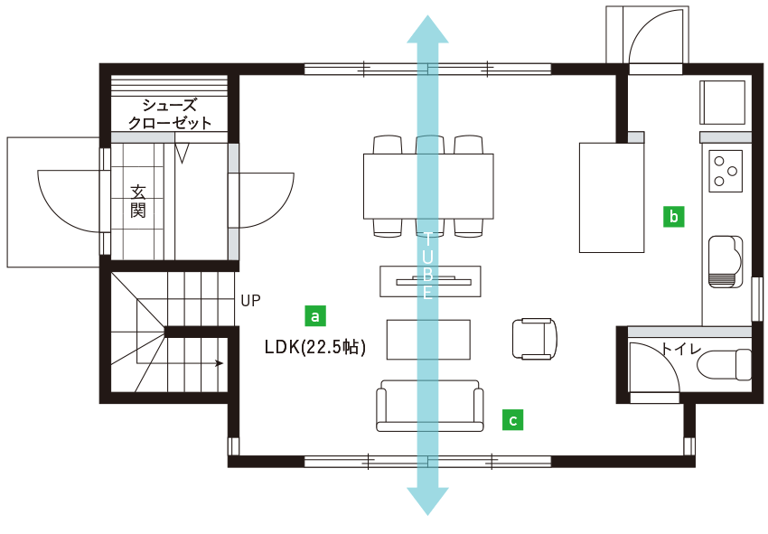 1F間取り